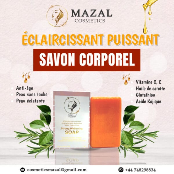 MAZAL COSMETICS SAVON CORPOREL ECLAIRCISSANT