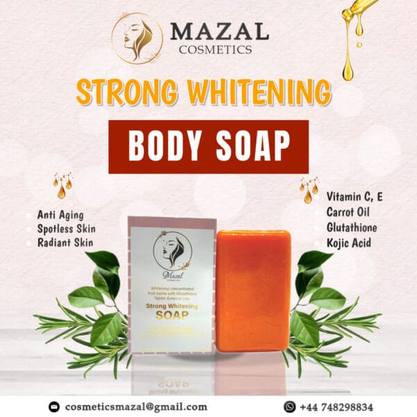 MAZAL COSMETICS Strong Whitening Body Soap