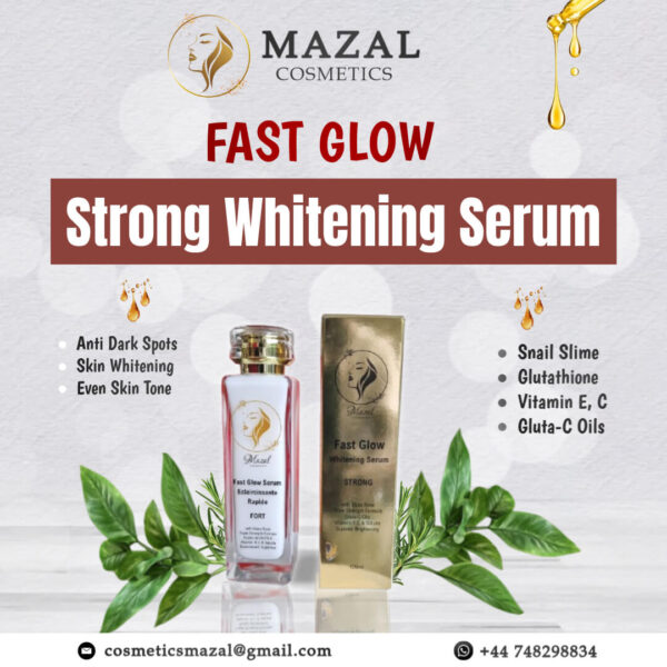 MAZAL COSMETICS PRODUCT - Fast Glow Strong Whitening Serum