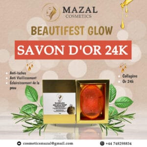 Mazal Cosmetics - Savon Beautifest Glow 24K Or