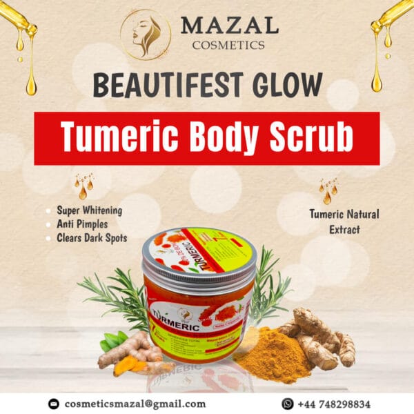 Mazal Cosmetics - Tumeric Body Scrub