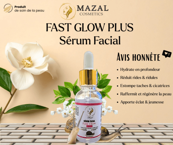 Sérum Visage Fast Glow Plus