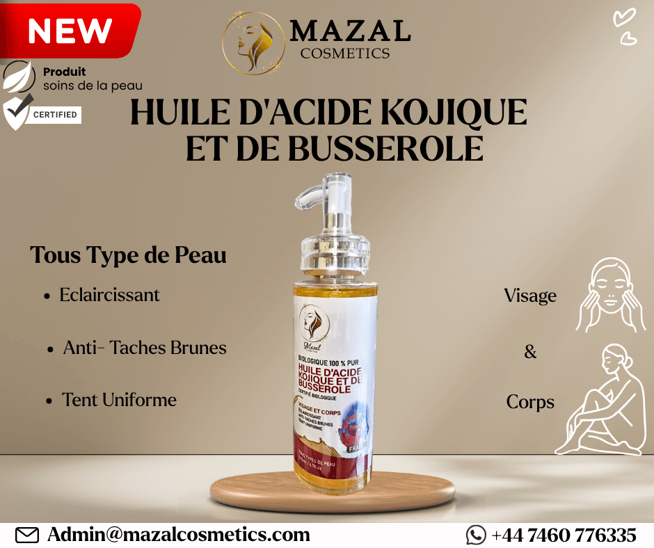 Huile à l’Acide Kojique & à la Busserole