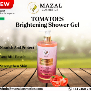 Gel douche éclaircissant a base de Tomates