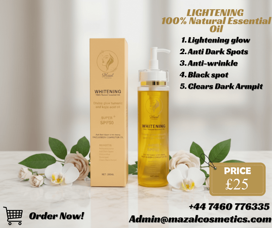 Lightening Turmeric Oil 100% Natural with Kojic Acid