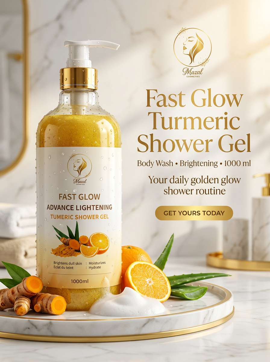 FAST GLOW ADVANCED BRIGHTENING TUMERIC SHOWER GEL